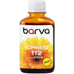 Чорнило для Epson 112 Y спеціальне 180 мл, пігментне, жовте Barva (E112-959) I-BARE-E-112-180-Y-P