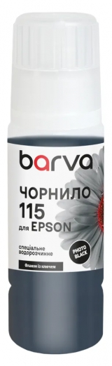 Чернила для Epson 115 PB специальные 70 мл, OneKey, водорастворимые, фото-черные Barva (E115-866e) I-BARE-E-115-070-PB