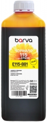 Чорнило для Epson 115 y спеціальне 1 л, водорозчинне, жовте Barva (e115-881) I-BARE-E-115-1-Y