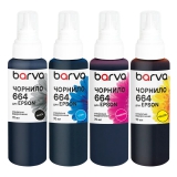 Комплект чорнил для Epson 664 спеціальні 4x70 мл, водорозчинні, BK/C/M/Y Barva (E664-070-MP) I-BARE-E-664-070-MP