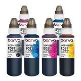 Комплект чорнил для Epson T048/T080/T081 спеціальні 6х100 мл, водорозчинні, BK/C/M/Y/LC/LM Barva (E081-100-MP) I-BARE-ET081-100-MP