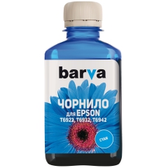 Чернила Epson t6932 специальные 180 мл, водорастворимые, голубые Barva (e69-766) I-BARE-ET6932-180-C