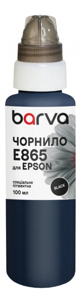 Чернила для Epson T8651/T9641 BK специальные 100 мл, пигментные, черные Barva (E865-684e) I-BARE-ET8651-100-BP