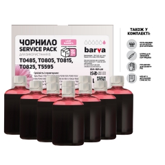 Чорнило Epson універсальне №1 10x100 мл, водорозчинне, світло-пурпурове service pack Barva (eu1-1sp-lm) I-BARE-EU1-1SP-LM