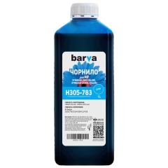 Чорнило HP 305 спеціальне 1 л, водорозчинне, блакитне Barva (h305-783) I-BARE-H305-1-C