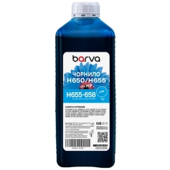 Чернила для HP 122/178/650/655 специальные 1 л, водорастворимые, голубые Barva (H655-658) I-BARE-H655-1-C