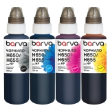 Комплект чорнил для HP 122/178/650/655 спеціальні 4x100 мл, пігментне/водорозчинні, BK/C/M/Y Barva (H655-100-MP) I-BARE-H655-100-MP
