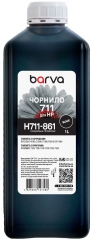 Чорнило для HP 711 bk спеціальне 1 л, пігментне, чорне Barva (h711-861) I-BARE-H711-1-B-P