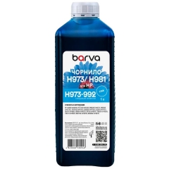 Чернила для HP 971/973/981 специальные 1 л, пигментные, голубые Barva (H973-992) I-BARE-H973-1-C-P