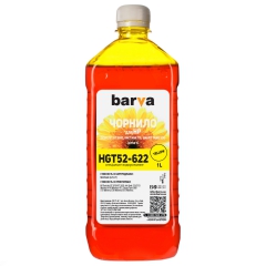 Чернила Barva для HP серии gt/ink tank/smart tank (smart tank 500) (gt52 y) Yellow 1 л (hgt52-622) I-BARE-HGT52-1-Y