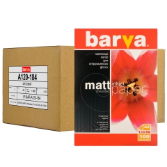 Бумага матовая 120 г/м2, а4, 1000 л, bulk original Barva (ip-a120-184) IP-BAR-A120-184