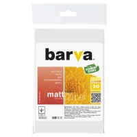 Фотобумага Barva economy матовая 220 г/м2 10x15 20 л (ip-ae220-223) IP-BAR-AE220-223