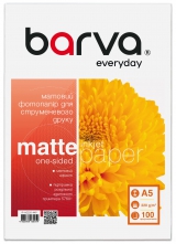 Фотобумага матовая 220 г/м2, A5, 100 л Everyday Barva (IP-AE220-449) IP-BAR-AE220-449