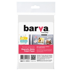 Магнітний папір Barva everyday матовий 10x15 20 арк (ip-mag-ae-334) IP-BAR-MAG-AE-334