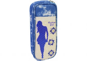 Пенал на 1 відділення COOLFORSCHOOL J-2392-blue
