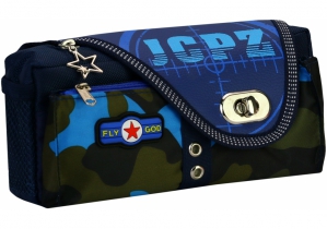 Пенал на 2 відділення COOLFORSCHOOL J-2395-blue