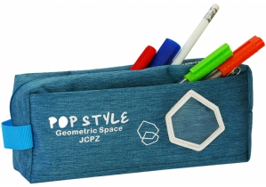 Пенал на 2 відділення COOLFORSCHOOL J-2622-blue
