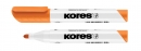 Маркер для білих дошок KORES 1-3 мм, помаранчевий K20834