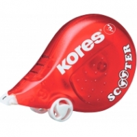 Корректор-ленточный Kores Scooter, 4,2мм * 8 м, красный KORES K84823