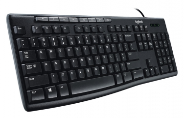 Клавіатура Logitech k200 media keyboard ru (920-008814) KEY-LOG-K200-MEDIA