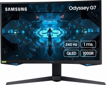 Монітор LCD 27" Samsung Odyssey G7 C27G75TQ 2xHDMI, DP, USB, VA, 2560x1440, 240Hz, 1ms, CURVED LC27G75TQSIXCI