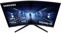 Монитор LCD 31.5" Samsung Odyssey G5 LC32G55T 2xHDMI, DP, VA, 2560x1440, 144Hz, 1ms, CURVED LC32G55TQWIXCI