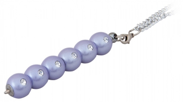 Ручка кулькова "Secret", с кристалами, фіолетовий, в подарунковому футлярі Langres LS.401021-07