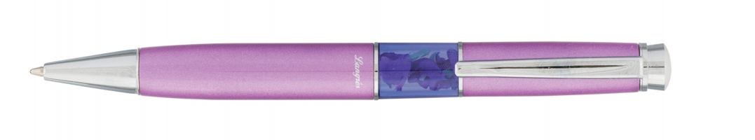 Ручка кулькова "Lavender", бузковий, в білій фоторамці Langres