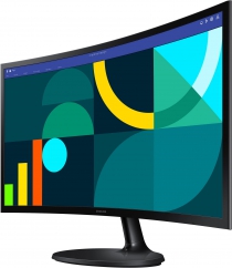 Монітор Samsung 23.8" S24D360 D-Sub, HDMI, VA, 100Hz, 4ms, CURVED LS24D360GAIXCI