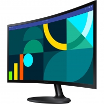 Монітор Samsung 23.8" S24D360 D-Sub, HDMI, VA, 100Hz, 4ms, CURVED LS24D360GAIXUA