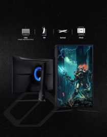 Монітор Samsung 27" S27DG300NI HDMI, DP, VA, 180Hz, 1ms, FreeSync LS27DG300EIXUA