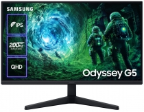 Монітор Samsung 27" Odyssey G5 27FG532E 2*HDMI, DP, IPS, 2560x1440, 240Hz, 0.3ms LS27FG532EIXUA