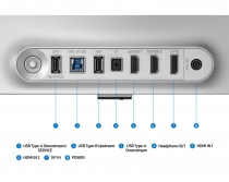 Монітор Samsung 27" Odyssey G81SF HDMI, DP, USB, USB-C, MM, IPS, 3840x2160, 240Hz, 0,03ms LS27FG812SIXUA