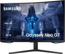 Монітор Samsung 32" Odyssey Neo G7 S32BG752 2xHDMI, DP, USB, BT, VA, 3840x2160, 165Hz, 1ms, CURVED LS32BG752NIXCI