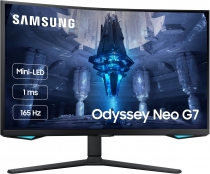 Монітор Samsung 32" Odyssey Neo G7 S32BG752 2xHDMI, DP, USB, BT, VA, 3840x2160, 165Hz, 1ms, CURVED LS32BG752NIXCI