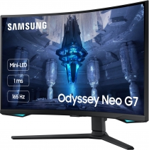 Монітор Samsung 32" Odyssey Neo G7 S32BG752 2xHDMI, DP, USB, BT, VA, 3840x2160, 165Hz, 1ms, CURVED LS32BG752NIXCI