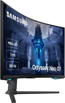 Монітор Samsung 32" Odyssey Neo G7 S32BG752 2xHDMI, DP, USB, BT, VA, 3840x2160, 165Hz, 1ms, CURVED LS32BG752NIXCI