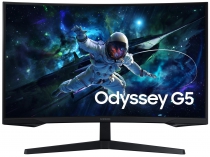 Монітор Samsung 31.5" Odyssey G55C 2xHDMI, DP, VA, 2560x1440, 165Hz, 1ms, CURVED LS32CG550EIXCI
