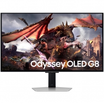 Монітор Samsung 32" Odyssey G80SD HDMI, DP, USB, Bluetooth, OLED, 3840x2160, 240Hz, 0.3ms, G-Sync Compatible LS32DG800SIXUA