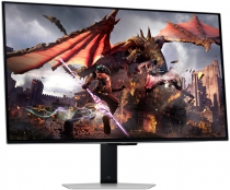 Монітор Samsung 32" Odyssey G80SD HDMI, DP, USB, Bluetooth, OLED, 3840x2160, 240Hz, 0.3ms, G-Sync Compatible LS32DG800SIXUA