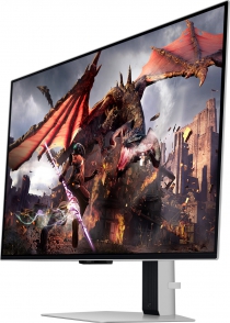 Монітор Samsung 32" Odyssey G80SD HDMI, DP, USB, Bluetooth, OLED, 3840x2160, 240Hz, 0.3ms, G-Sync Compatible LS32DG800SIXUA