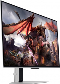 Монітор Samsung 32" Odyssey G80SD HDMI, DP, USB, Bluetooth, OLED, 3840x2160, 240Hz, 0.3ms, G-Sync Compatible LS32DG800SIXUA
