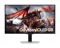 Монітор Samsung 32" Odyssey G80SD HDMI, DP, USB, Bluetooth, OLED, 3840x2160, 240Hz, 0.3ms, G-Sync Compatible LS32DG800SZXUA