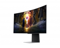 Монітор Samsung 34" Odyssey OLED G85S HDMI, DP, USB, Bluetooth, MM, OLED, 3440x1440, 0.3ms, HAS, FreeSync Premium Pro, CURVED LS34DG852SZXUA