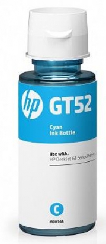Чернила HP GT52 DJ5810/5820, Ink Tank 115/315/319/410/415/419, Smart Tank 500/515/530/615 Cyan M0H54AE