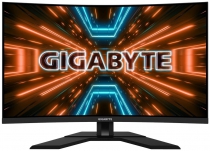 Монітор LCD GIGABYTE 31.5" M32QC, 2xHDMI, DP, USB-C (18W), 2xUSB3.0, KVM, VA, Curved, 2560x1440, 170Hz, 1ms, DCI-P3 94%, HDR400, FreeSync M32QC-EK