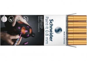 Маркер металлик Schneider Paint-It 0,8 мм золотой ML01001066