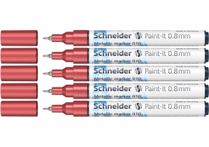 Маркер металлик Schneider Paint-It 0,8 мм красный ML01001124