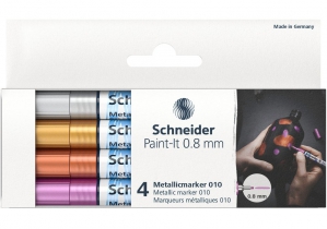 Набор маркеров металлик Paint-It 0,8 мм 4 шт. SCHNEIDER ML01011501