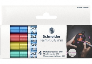 Набор маркеров металлик Paint-It 0,8 мм 4 шт. SCHNEIDER ML01011502